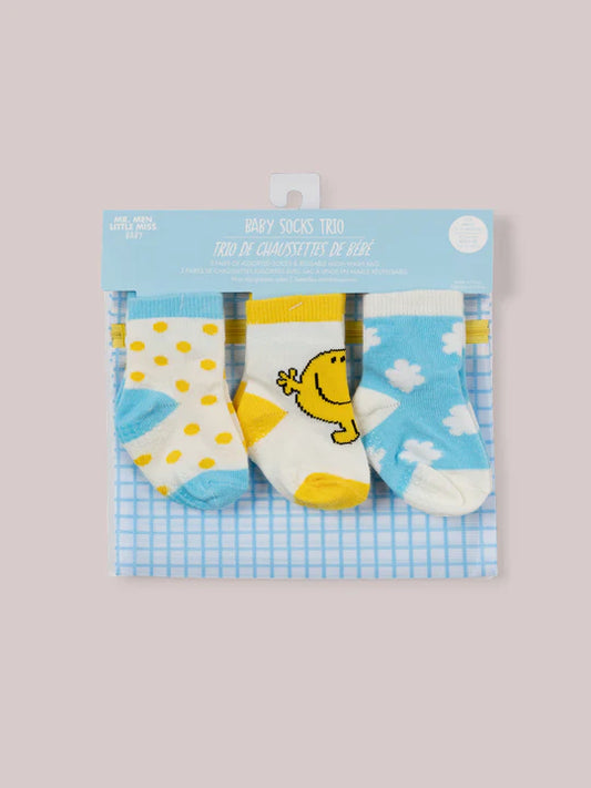 Baby Sock Trio Mr. Happy