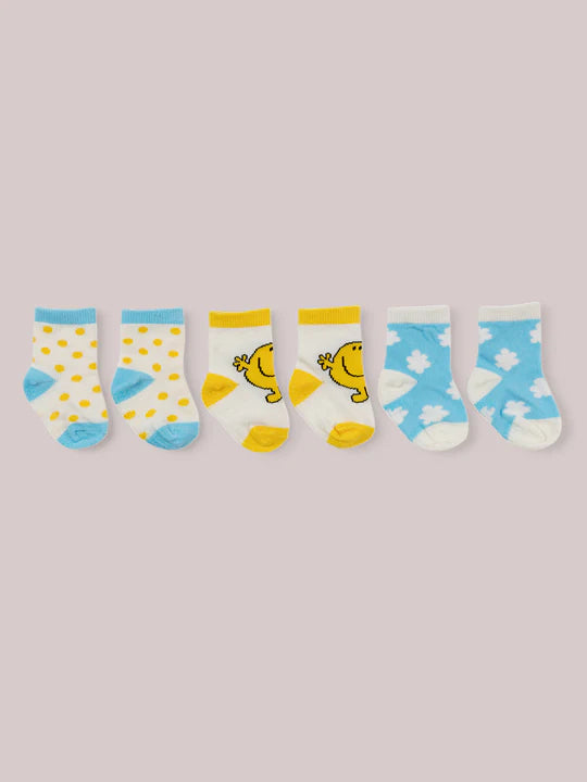 Baby Sock Trio Mr. Happy