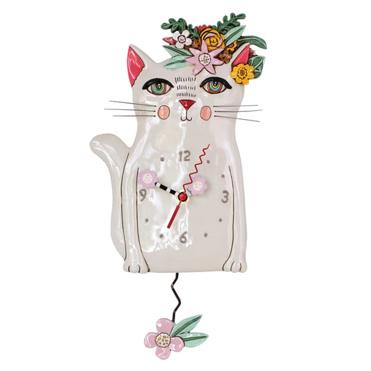 Wall Clock "Pretty Kitty"