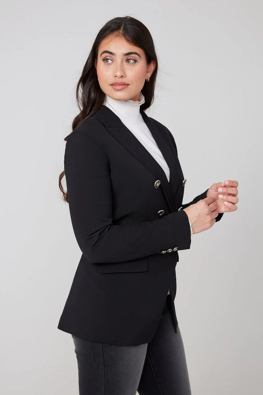 Renuar Mixed Material Hoodie Blazer