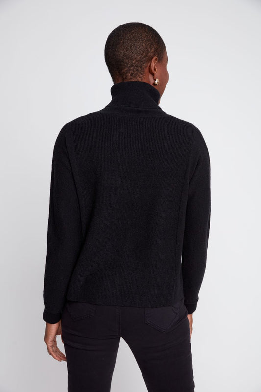 Renuar Mock Neck Knit Sweater