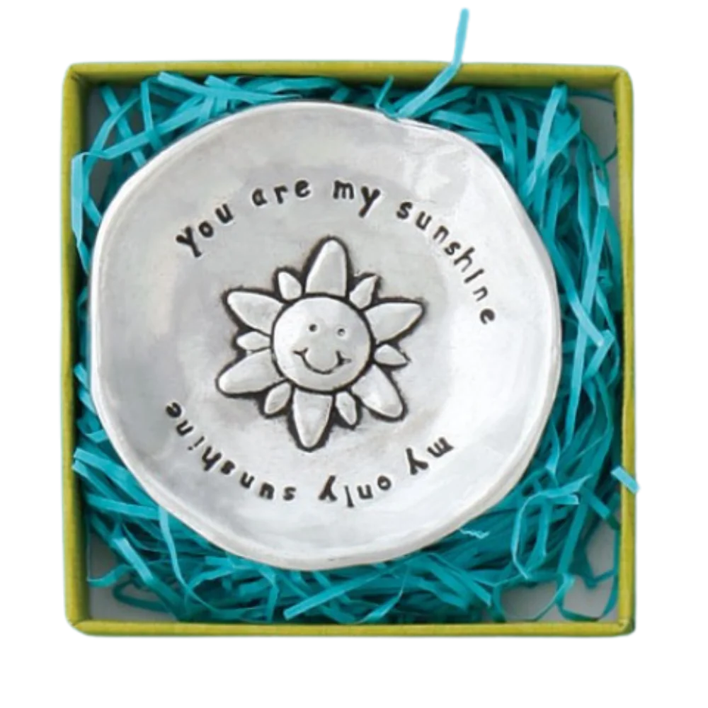 Pewter Sunshine Charm Bowl