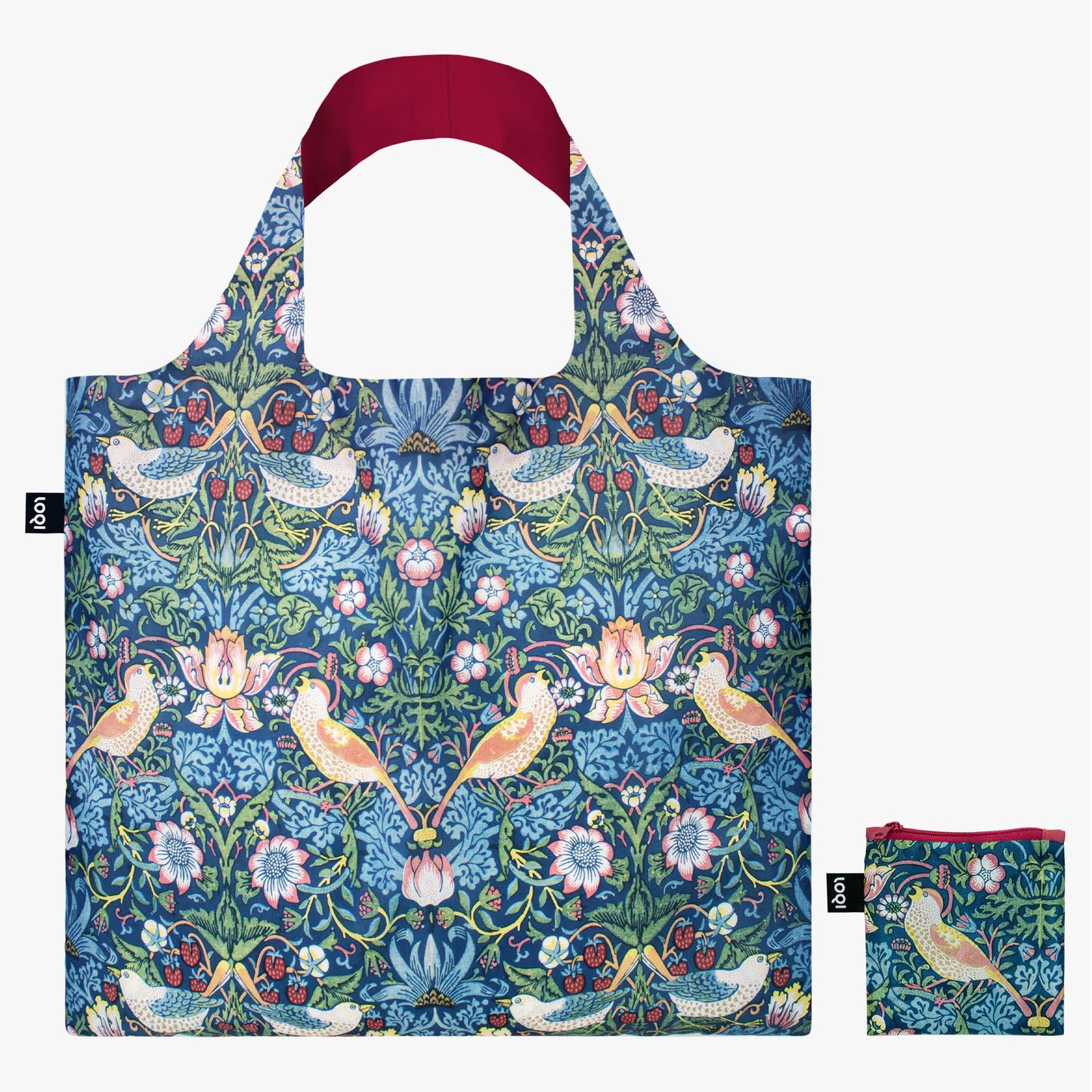 Loqi Tote Bag - Strawberry Thief