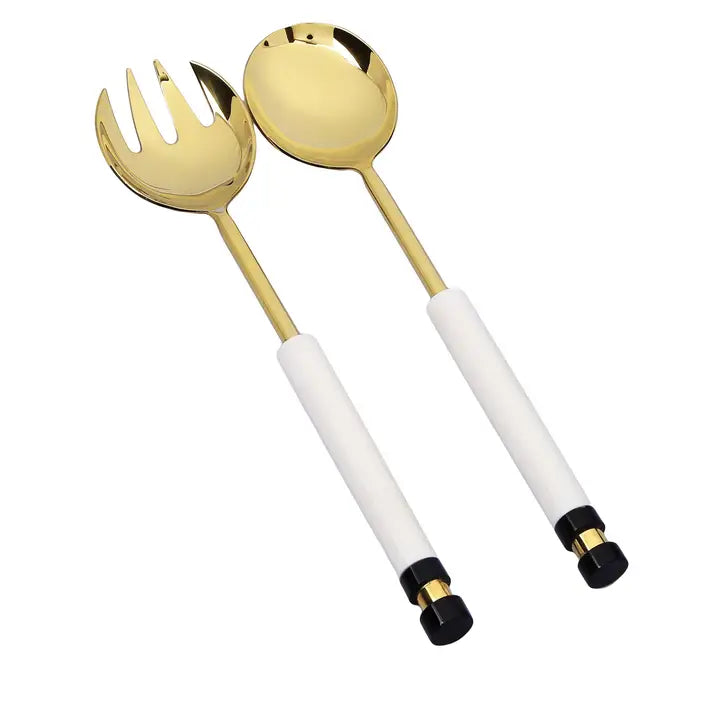 Gold Salad Servers