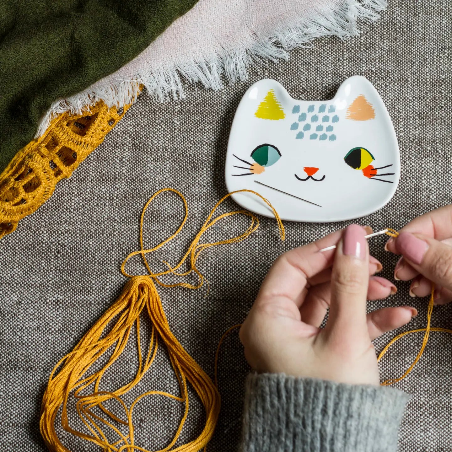 Cat Trinket Tray