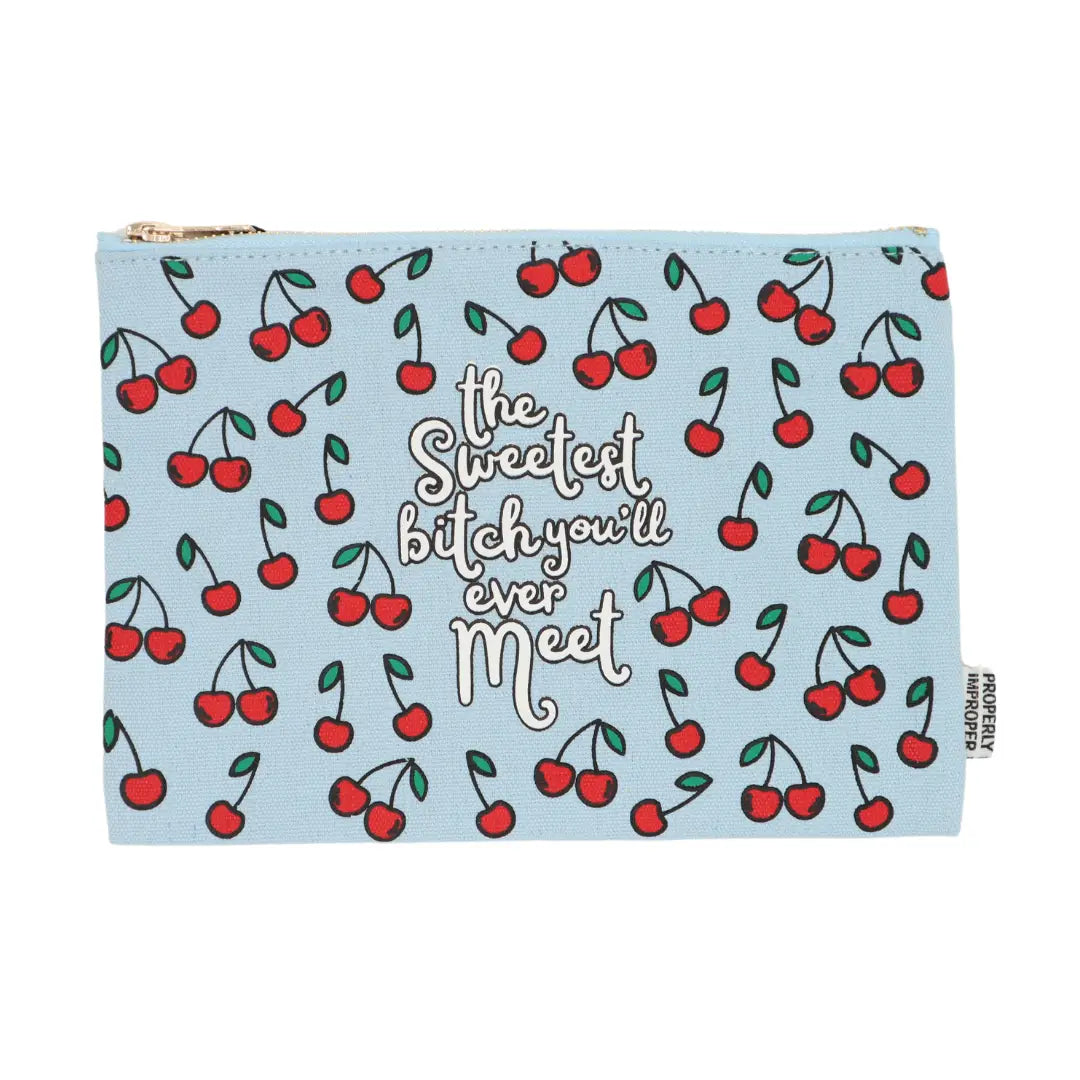 Canvas Pouch- Sweetest Bitch You'll Ever Meet