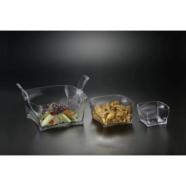 Square Bowl W/Servers