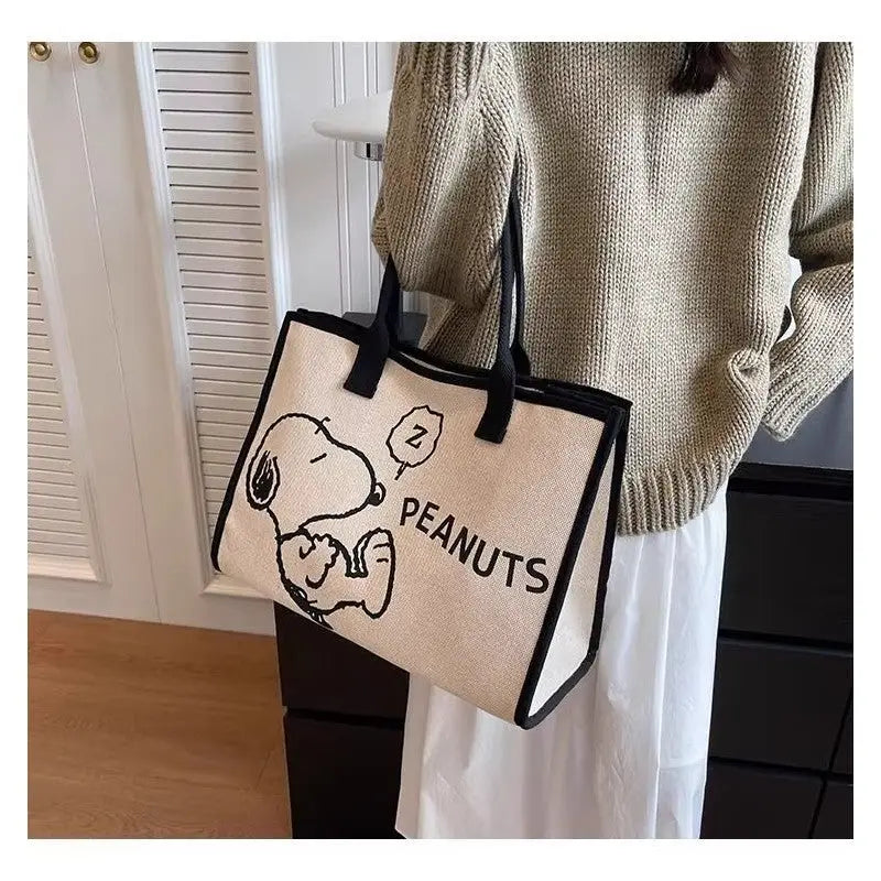 Canvas Snoopy Tote
