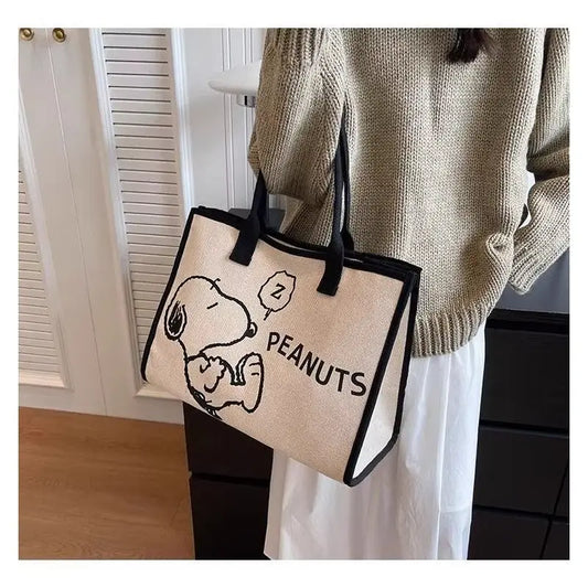 Canvas Snoopy Tote
