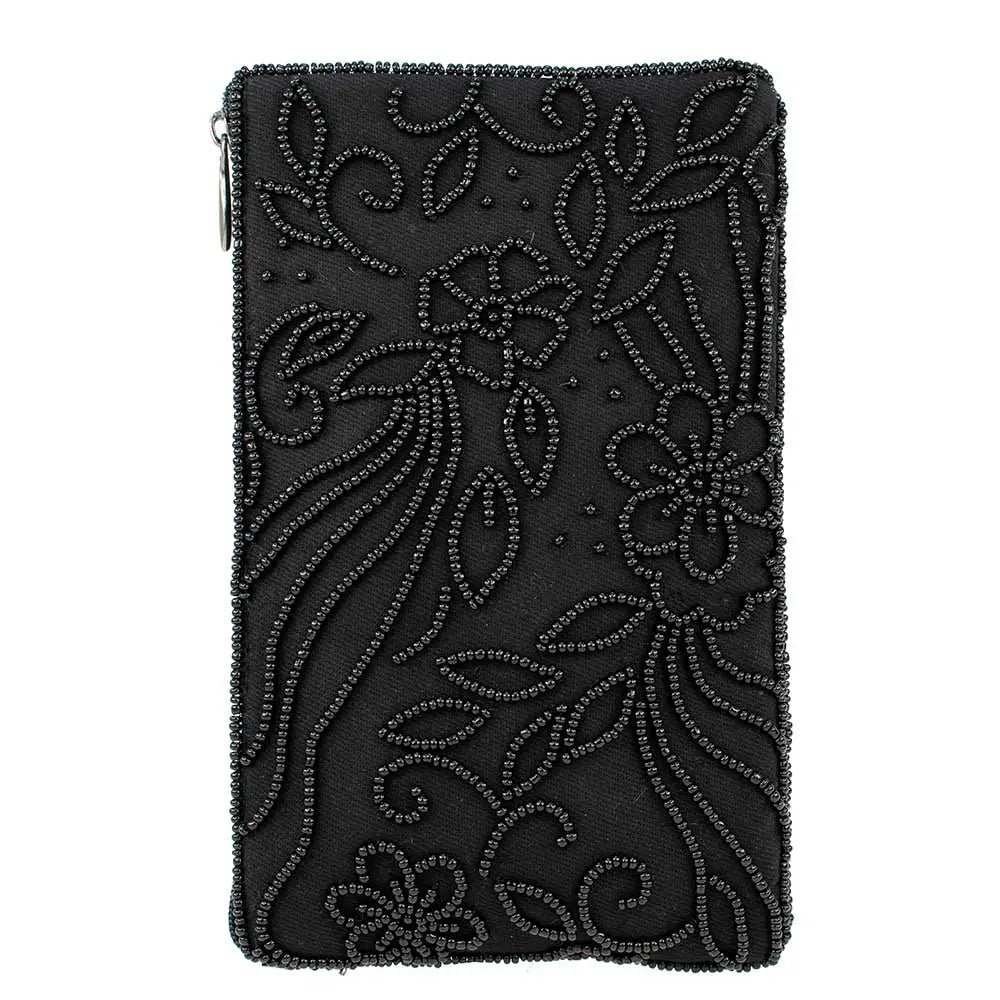 Mary Frances So Sweet Beaded Floral Crossbody Phone Bag