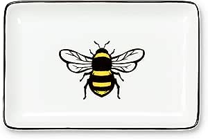 Yellow Bee Rect Tray