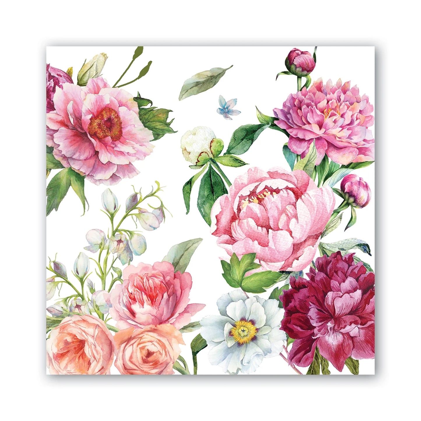 Michel Design Works Blush Peony Luncheon Napkin