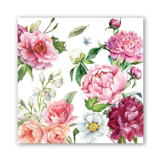 Michel Design Works Blush Peony Luncheon Napkin