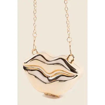 Lips Metal Coin Purse/Mini Bag