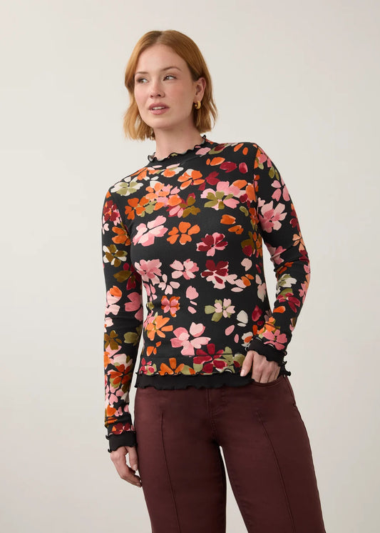 FDJ Mock Neck Top
