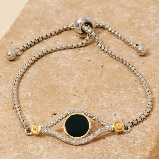 Gold Dipped Evil Eye Bracelet