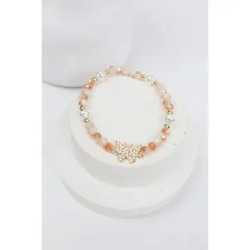 Beaded Butterfly Bracelet