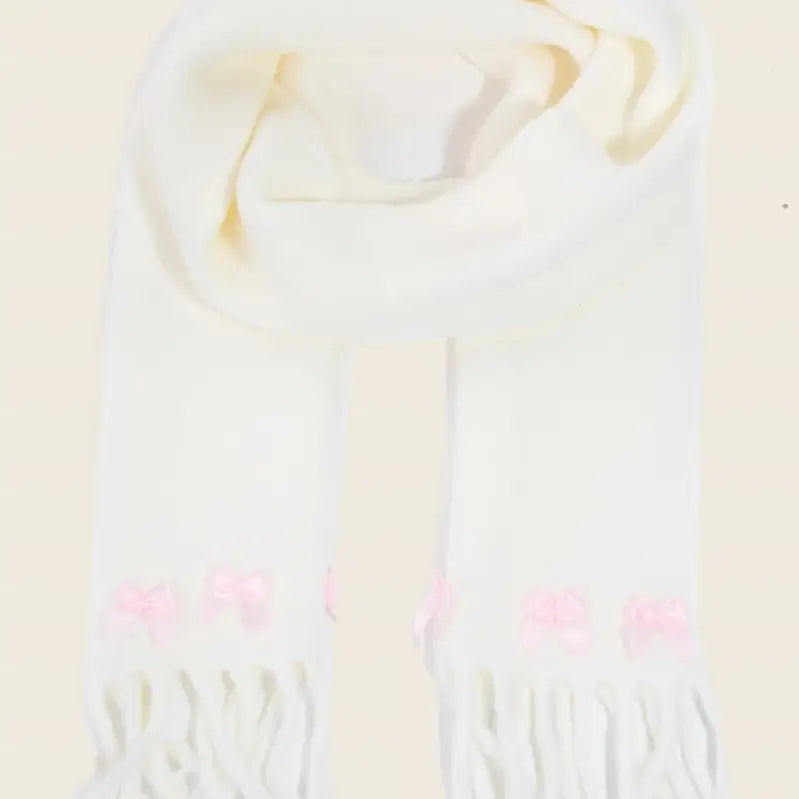 Soft Bow Scarf
