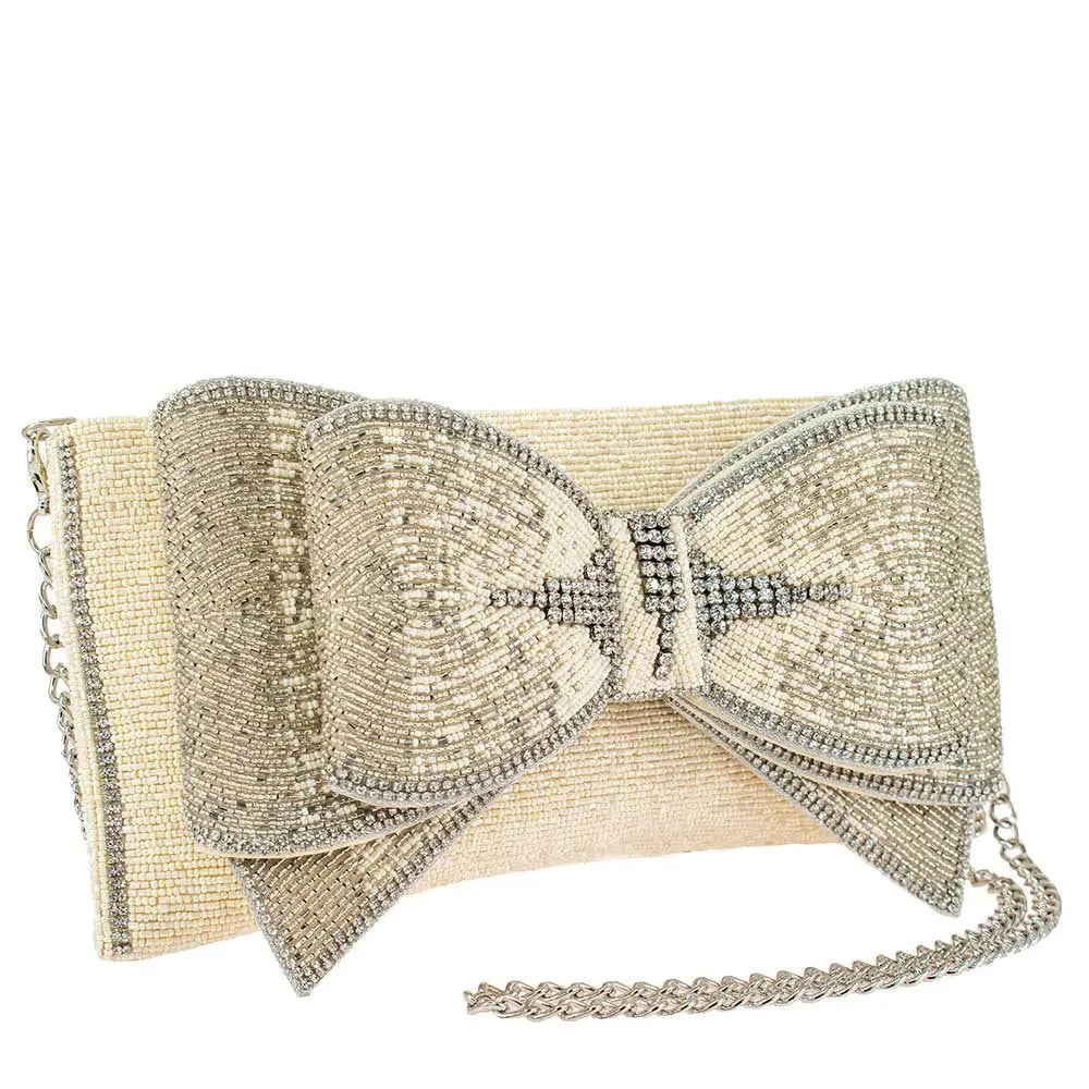 Mary Frances Fancy Bow Clutch