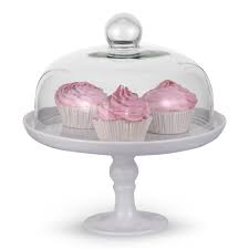 Porcelain Cake Stand & Dome