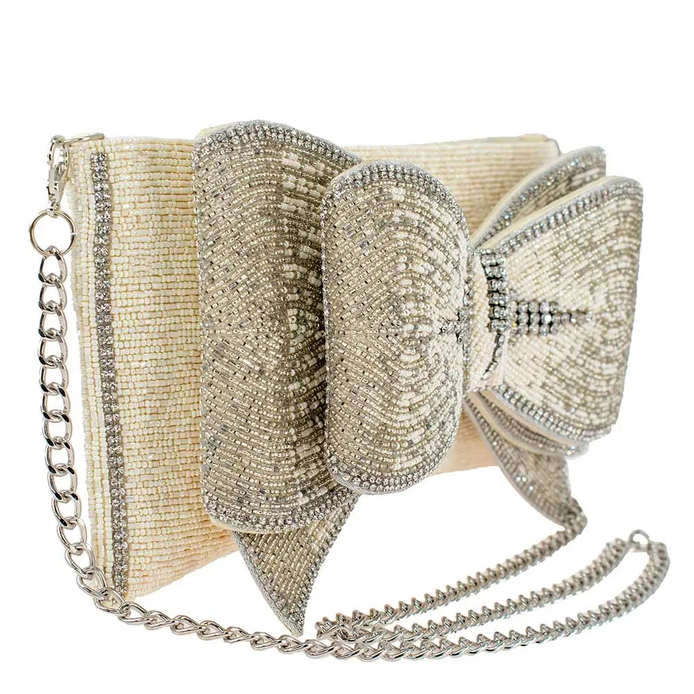 Mary Frances Fancy Bow Clutch