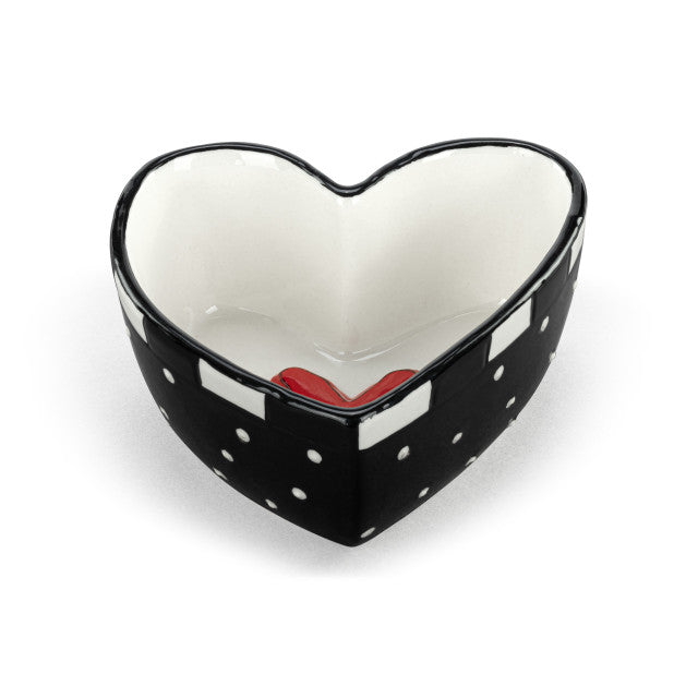 Ceramic Small Heart Red Dish