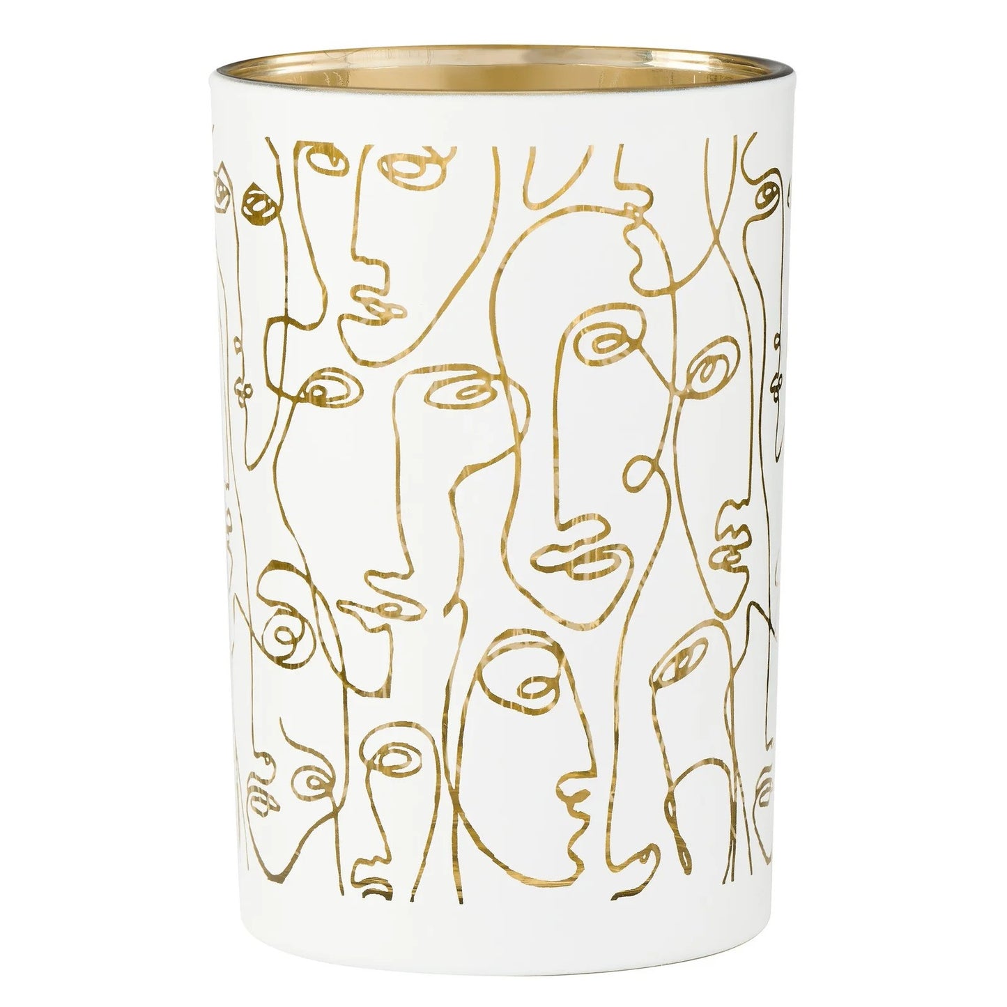 Absract Faces Vase