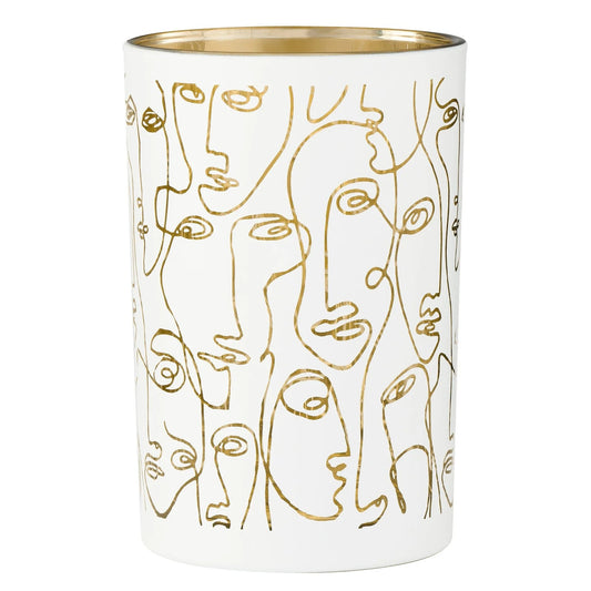 Absract Faces Vase