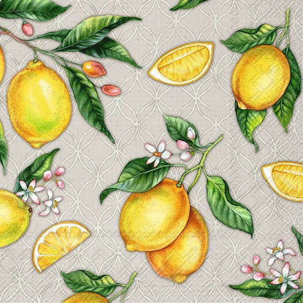 Lunch Napkins -Citrons