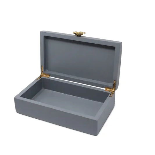 Decorative Box Grey Wood