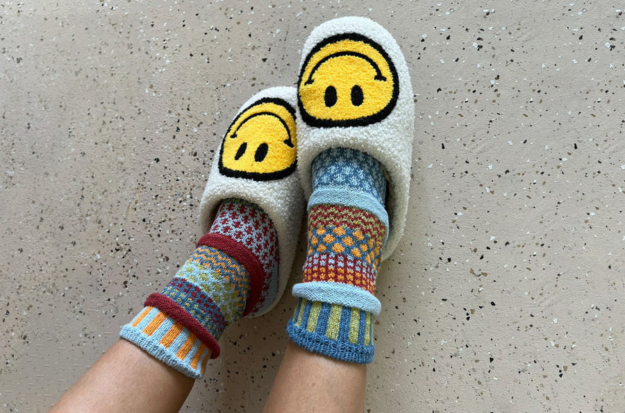 Solmate Crew Socks - Fig