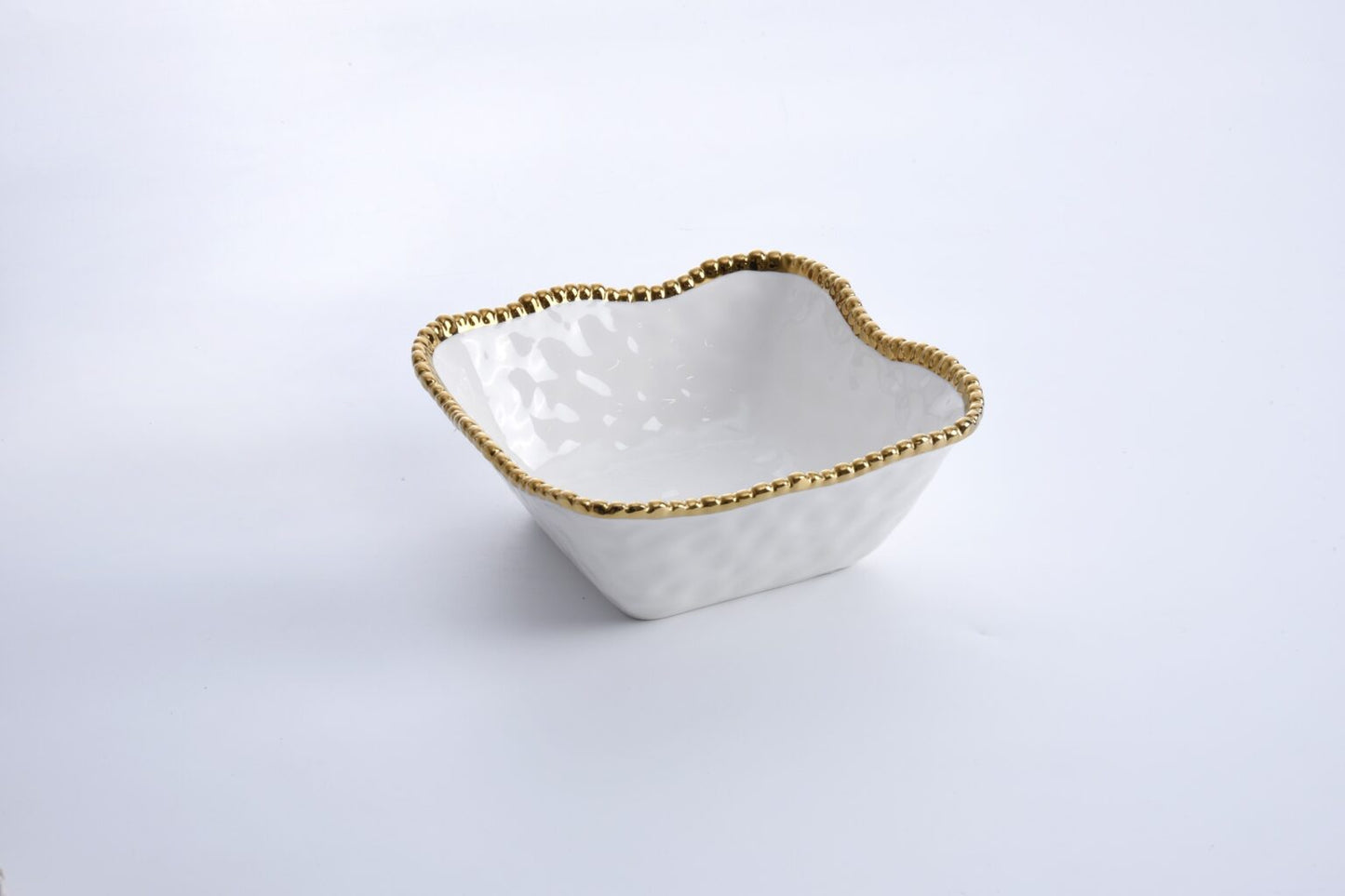 Pampa Bay Golden Salerno Medium Square Salad Bowl