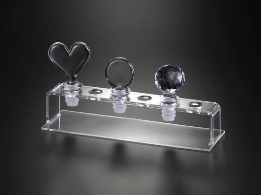 Acrylic Heart Wine Stopper
