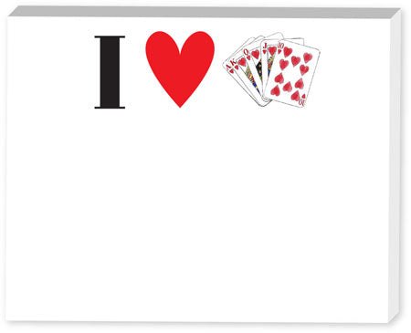 I Heart Cards Notebook