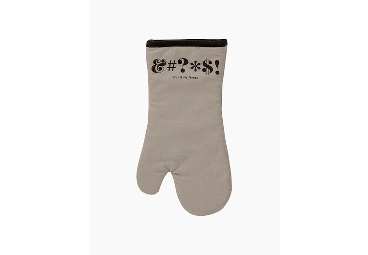Kate Spade Expletive Printed Oven Mitt