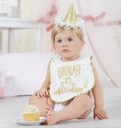 Gold Cake Smashing Set