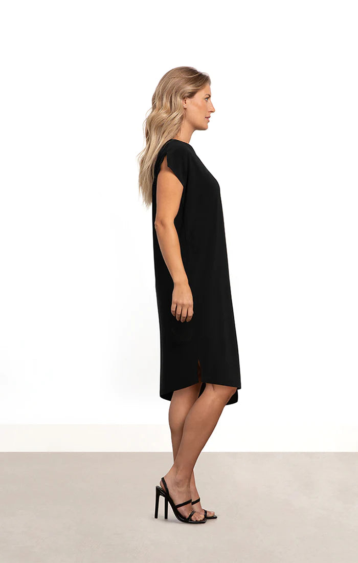 Sympli One Shoulder Boxy Dress