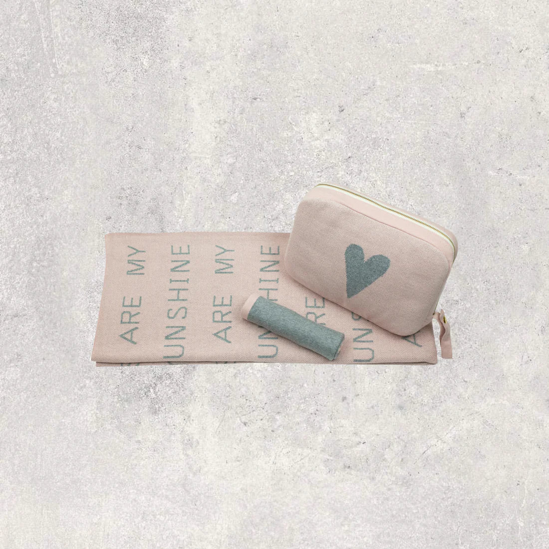 Travel Blanket Set- You Are My Sunshine