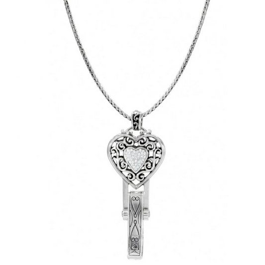 Brighton Reno Heart Badge Clip