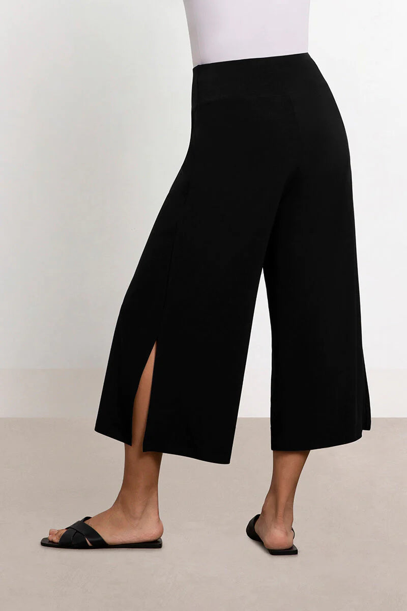 Sympli Side Slit Wide Capri