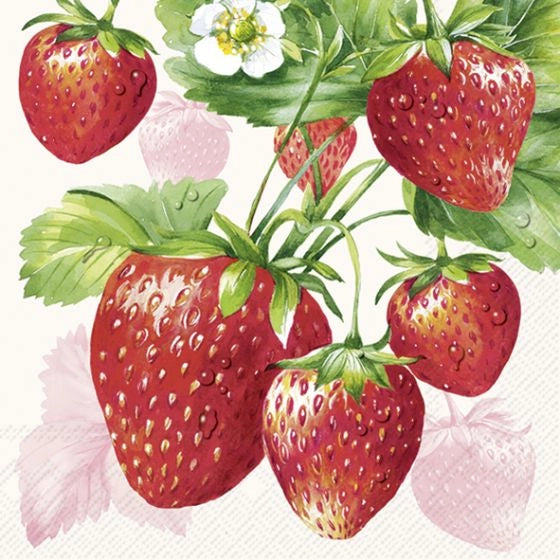 Lunch Napkins - Strawberry Fruits