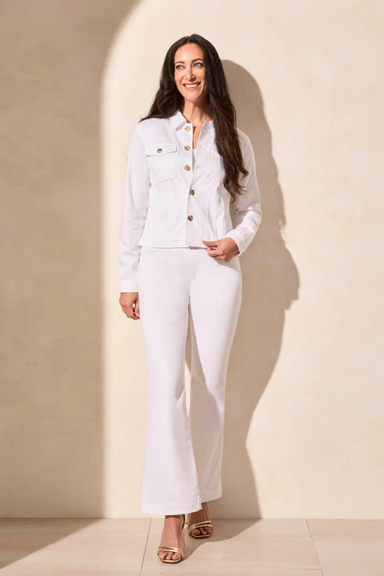 Tribal Long Sleeve Button Front Jacket