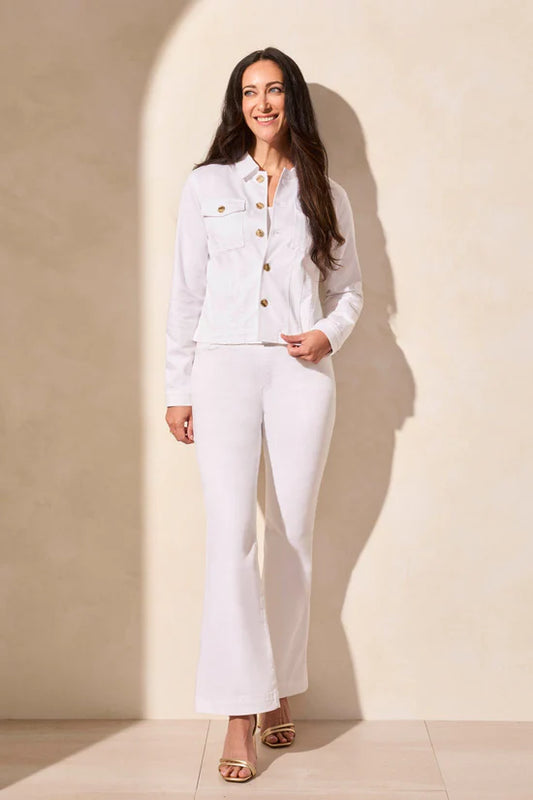 Tribal Long Sleeve Button Front Jacket