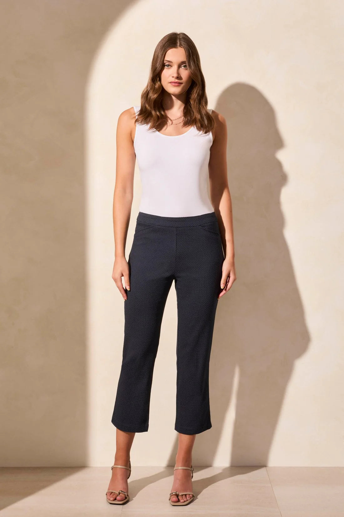 Tribal Pull On Kick Flare Capri
