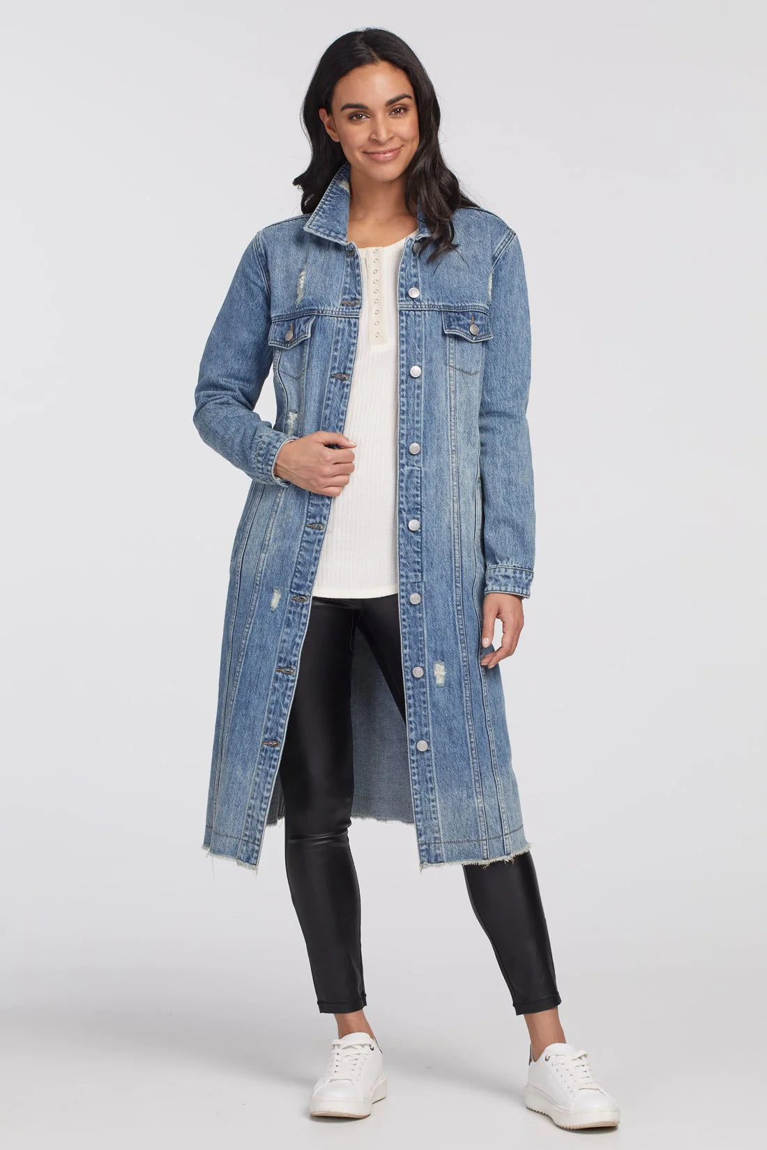 Tribal Duster Denim Jacket