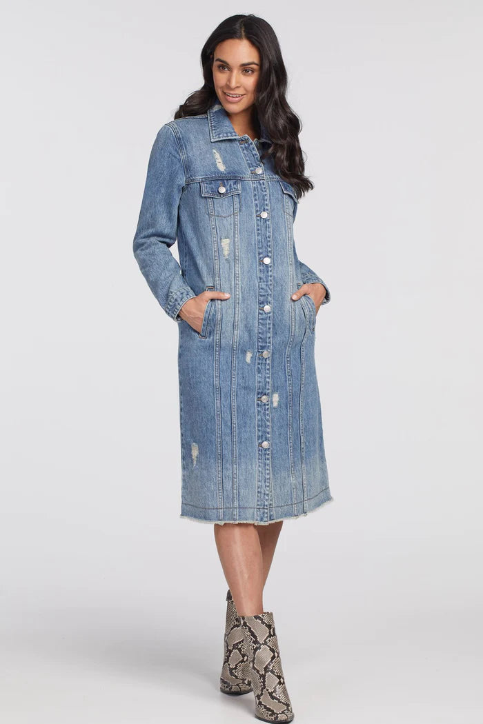 Tribal Duster Denim Jacket