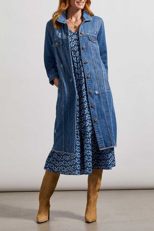 Tribal Duster Denim Jacket