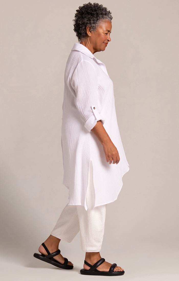Sympli Breeze Sharktail Shirt