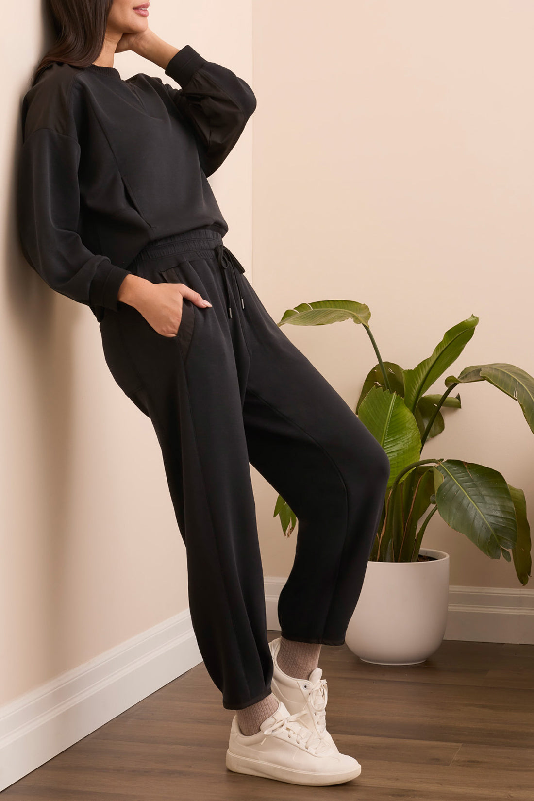 Tribal Long Sleeve Top W/ Pockets