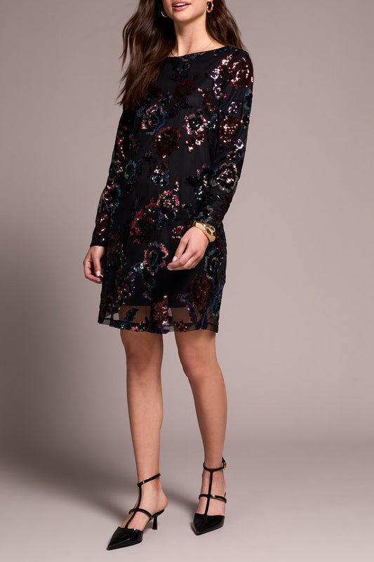 Tribal Lined Sequin Dress